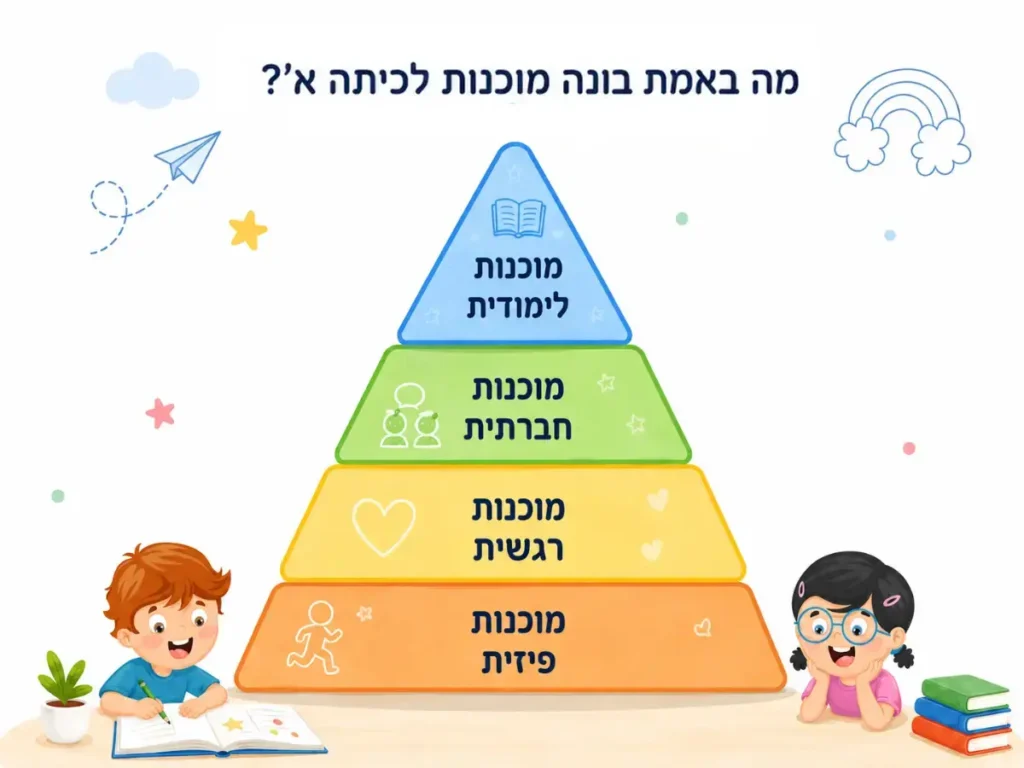 פירמידת המוכנות - כיתה א - נילית גבר